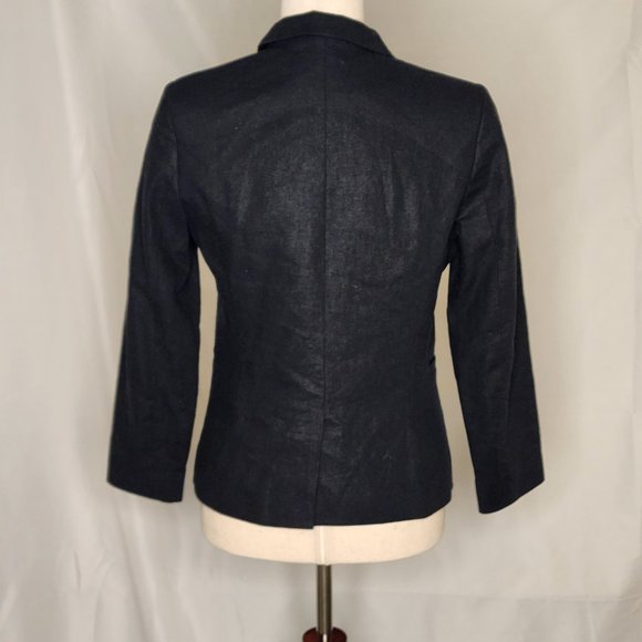 Asos Black Button Blazer Size 6 - Picture 6 of 11